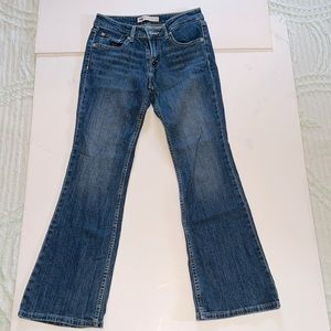 6. Levi 518 Superlow Bootcut Denim Jeans